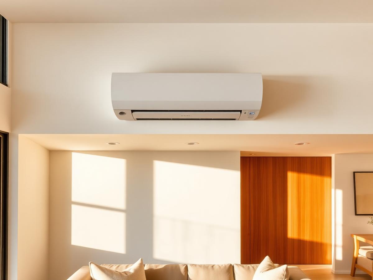 Illustrative example of a ducted reverse-cycle outlet in a renovated Melbourne home